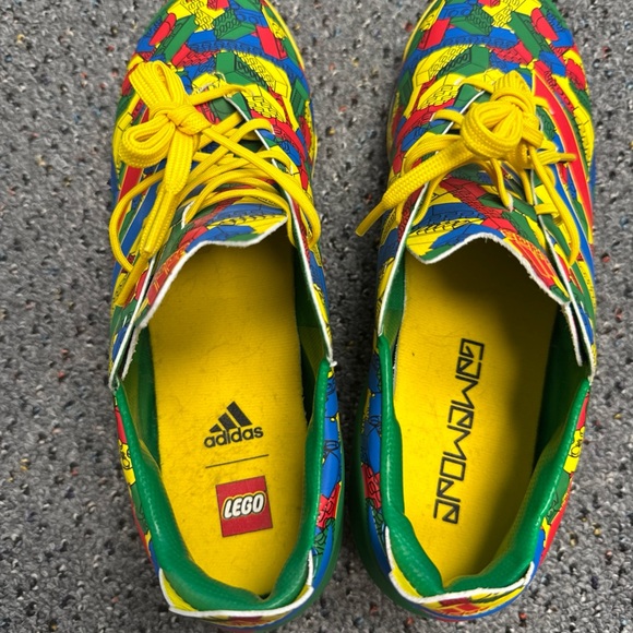 Adidas LEGO x Gamemode TF 'Team Yellow Red Bricks' Men's Size 7. Never Worn. - Picture 5 of 7